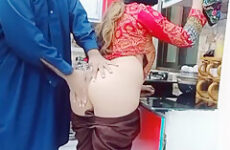 Pakistani Wife Anal Hole Fucked In The Kitchen While She Is Working With Clear Audio