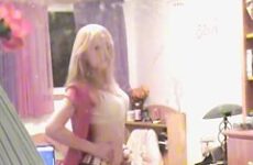 Fabulous twerking web camera solo clip