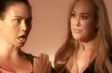 Cherie Deville and Brandi Love lesbian massage